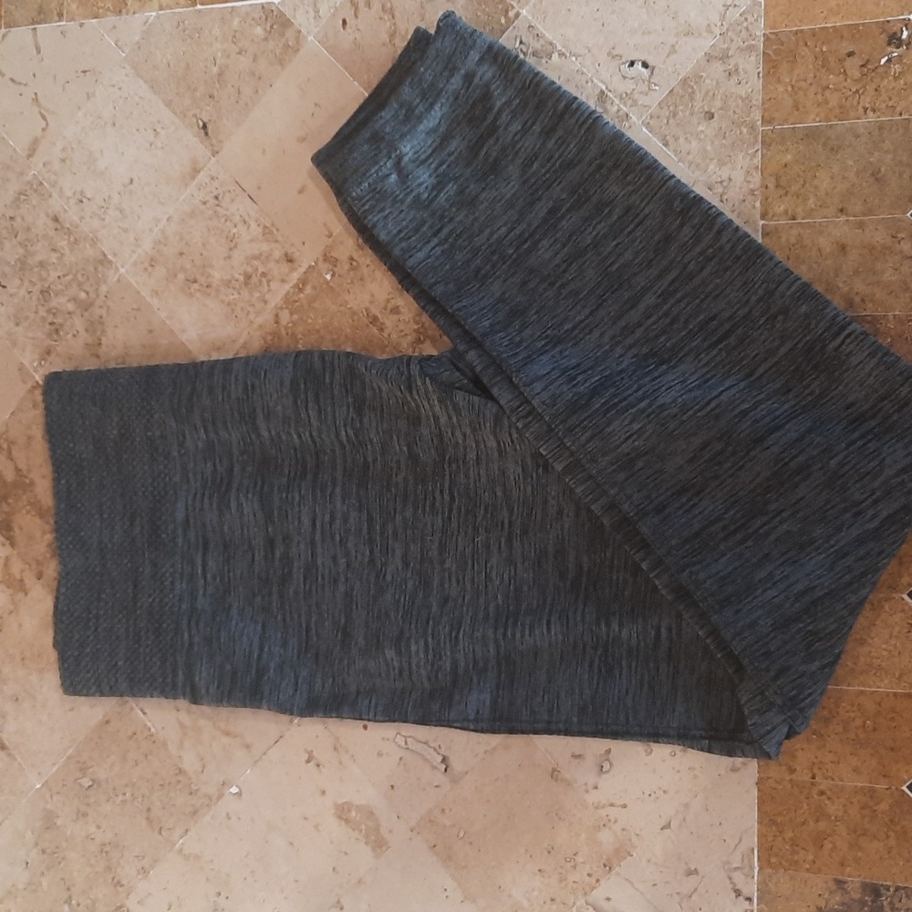 Grey and black leggings